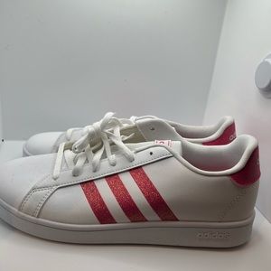 Adidas Grand Court pink sparkle NEW